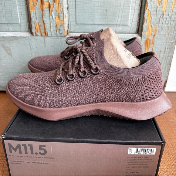 SOLD NIB Allbirds Tree Dasher 2 Men’s Running Shoe Hazy Cocoa Size 11.5 - Picture 3 of 8